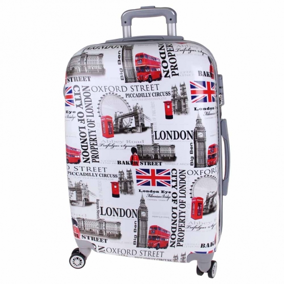 Sada 3 kufrov škrupinových (London Street)