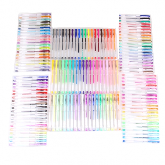 Farebné gélové perá 140ks
