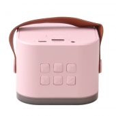 Mini karaoke zvukový systém ružový