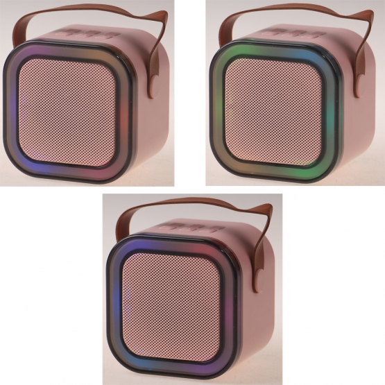 Mini karaoke zvukový systém ružový