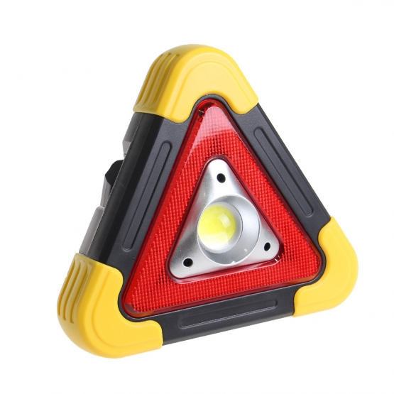 Výstražný solárny LED trojuholník HB-6609