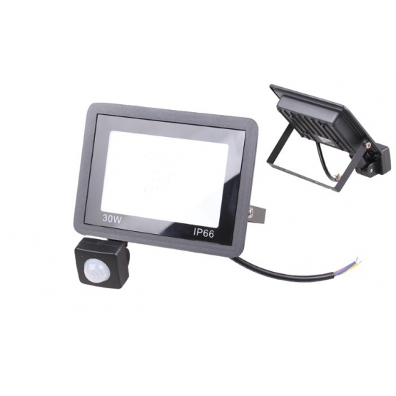 LED reflektor s pohybovým čidlom 30 W IP66