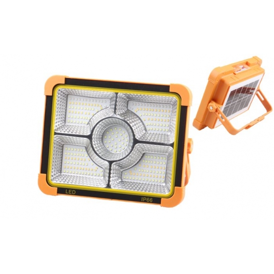 Solární dobíjecí pracovní světlo IP66