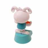 Solárna tancujúce dekorácie králiček biely