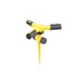 Záhradný rotačný zavlažovač žltý