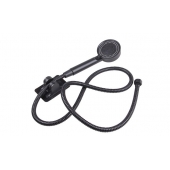 Sprchová hlavica čierna s hadicou 1,5 m var.2