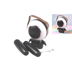 Bezdrôtový karaoke astronaut čierny