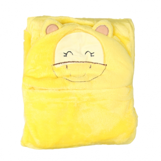 Detská deka Happy Baby žltá - levíček