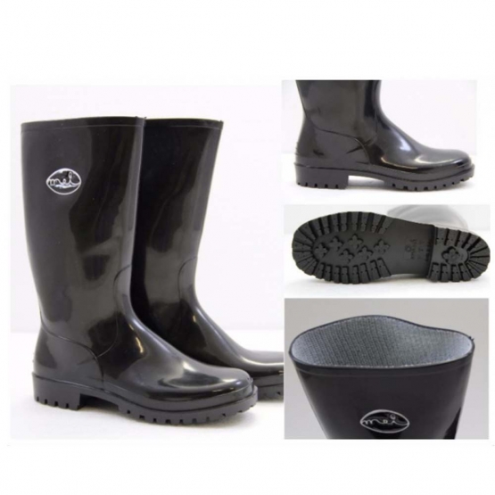 Talianske gumáky Mei -  36 Čierné