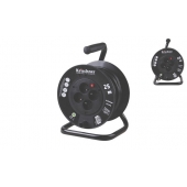 Predlžovací kábel na bubne 25 m čierny 2,5mm