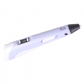 3D pero s LCD displejom fialové