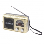 Solárne 3pásmové rádio FERVEN zlatéT 