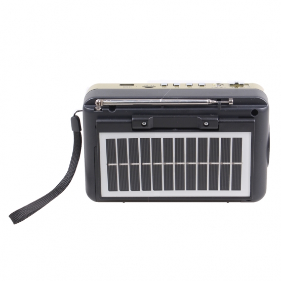 Solárne 3pásmové rádio FERVEN zlatéT 