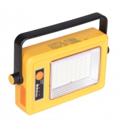 Solárny LED reflektor s powerbankou