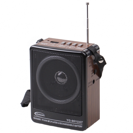 Prenosné rádio YG-901UAT hnedé