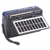 Solárne 3pásmové rádio FERVENT modré