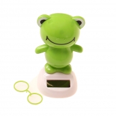 Solárna tancujúce dekorácie žabička