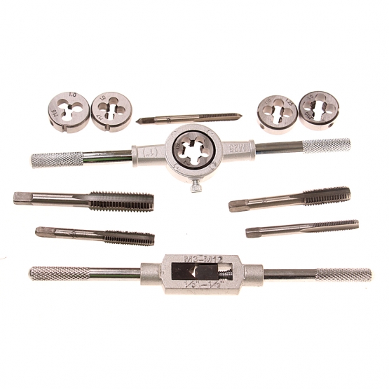 Súprava závitových očiek a závitníkov