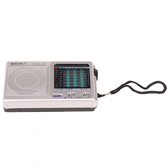 Vreckové rádio KK-9 strieborné
