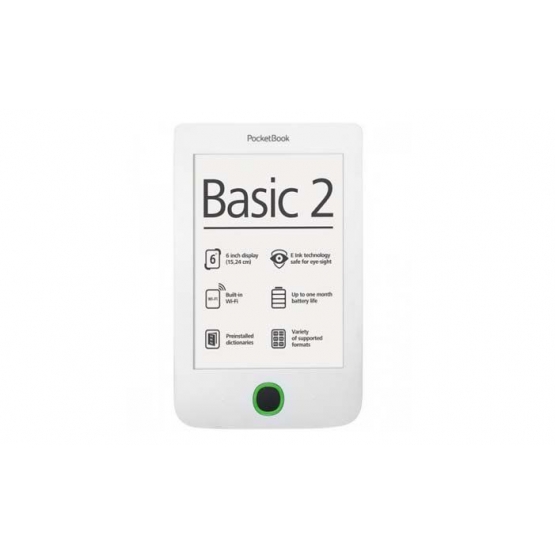 Čítačka kníh POCKETBOOK 614 Basic 2 (PB614B2W), biela