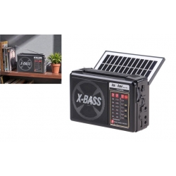 Solárne 3pásmové rádio IS-810PRO čierne