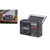 Solárne 3pásmové rádio IS-810PRO čierne