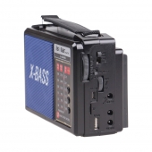 Solárne 3pásmové rádio IS-810PRO modré