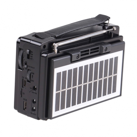 Solárne 3pásmové rádio IS-810PRO modré