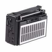 Solárne 3pásmové rádio IS-810PRO modré