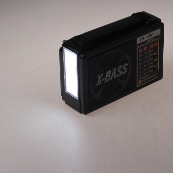 Solárne 3pásmové rádio IS-810PRO modré