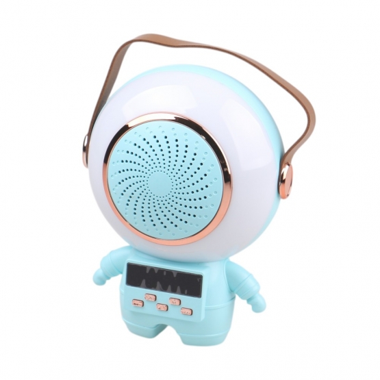 Bezdrôtový karaoke astronaut modrý
