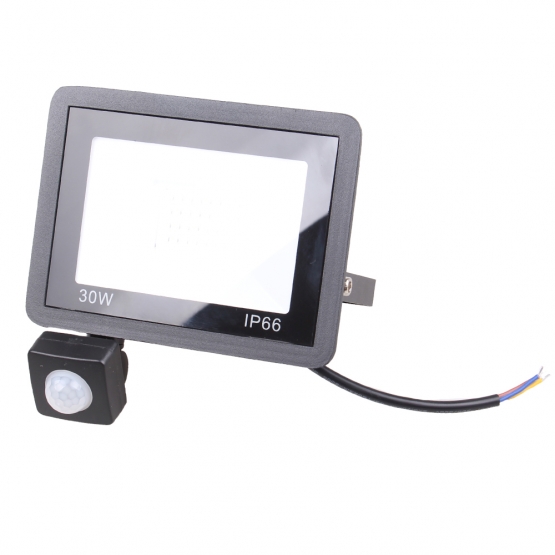 LED reflektor s pohybovým čidlom 30 W IP66