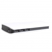 Powerbanka so svietidlom 15 000 mAh biela