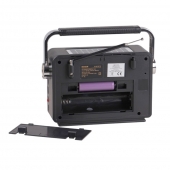 3pásmové solárne rádio M-527BT šedé