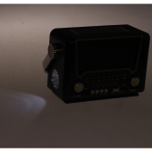 3pásmové solárne rádio M-527BT šedé