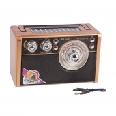 Solárne 3pásmové rádio RX-2510BTS svetlo hnedé