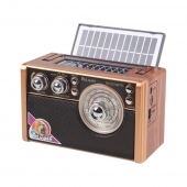 Solárne 3pásmové rádio RX-2510BTS svetlo hnedé