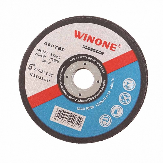 Rezný kotúč Winone 125 x 22 mm 10ks
