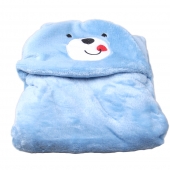 Detská deka Happy Baby modrá – medvedík