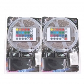 2 ks LED pásikov 10 metrov - RGB 230 V / 12 V
