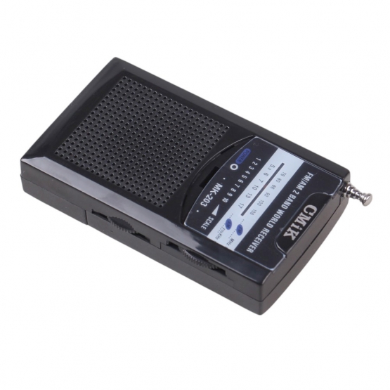 Mini prenosné dvojpásmové rádio