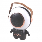 Bezdrôtový karaoke astronaut čierny