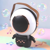 Bezdrôtový karaoke astronaut čierny
