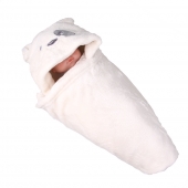 Detská deka Happy Baby biela – psík