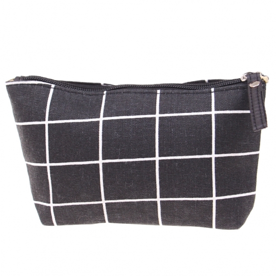 Kozmetická taška Handmade čierna kocka