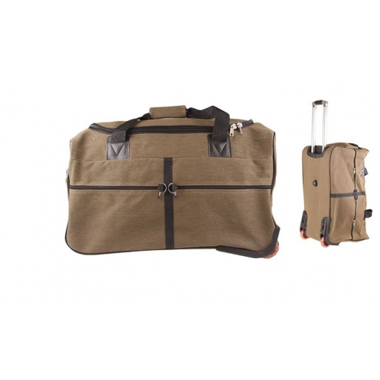 Cestovná taška na kolieskach khaki 62 l