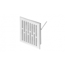 Ventilačná mriežka kovová biela 14x14