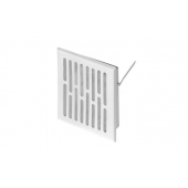 Ventilačná mriežka kovová biela 14x14