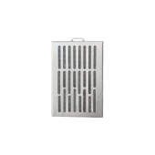 Ventilačná mriežka kovová biela 14x21