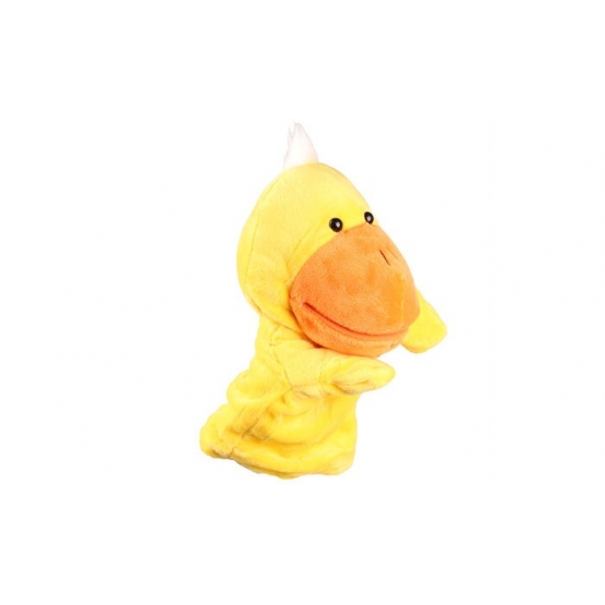 Plyšový maňuška na ruku kačička